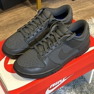 🆕 NIKE DUNK LOW - Anthracite/Black/Racer Blue | Brand New w. Box / 7.5 W = 6Y